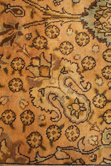 Tabriz Purple Hand Knotted 95 X 130  Area Rug 400-16793 Image 12