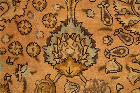 Tabriz Purple Hand Knotted 95 X 130  Area Rug 400-16793 Image 13