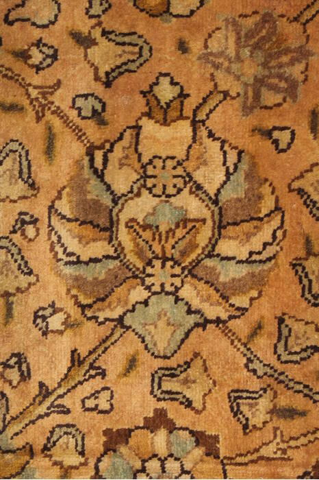 Tabriz Purple Hand Knotted 95 X 130  Area Rug 400-16793 Image 14