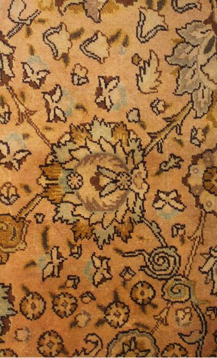 Tabriz Purple Hand Knotted 95 X 130  Area Rug 400-16793 Image 15