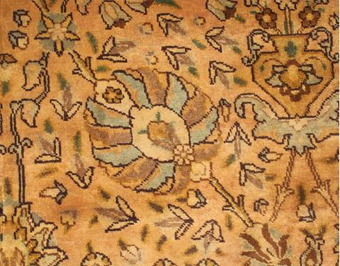 Tabriz Purple Hand Knotted 95 X 130  Area Rug 400-16793 Image 17