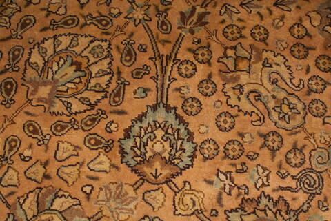 Tabriz Purple Hand Knotted 95 X 130  Area Rug 400-16793 Image 18