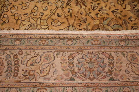 Tabriz Purple Hand Knotted 95 X 130  Area Rug 400-16793 Image 20