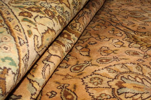 Tabriz Purple Hand Knotted 95 X 130  Area Rug 400-16793 Image 22