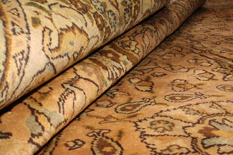 Tabriz Purple Hand Knotted 95 X 130  Area Rug 400-16793 Image 23