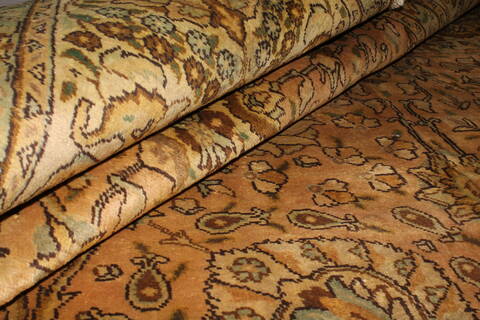 Tabriz Purple Hand Knotted 95 X 130  Area Rug 400-16793 Image 25