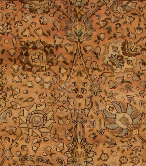 Tabriz Purple Hand Knotted 95 X 130  Area Rug 400-16793 Image 26