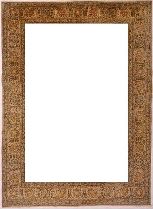 Tabriz Purple Hand Knotted 95 X 130  Area Rug 400-16793 Image 5