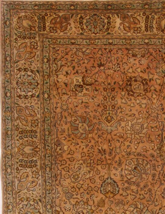 Tabriz Purple Hand Knotted 95 X 130  Area Rug 400-16793 Image 7