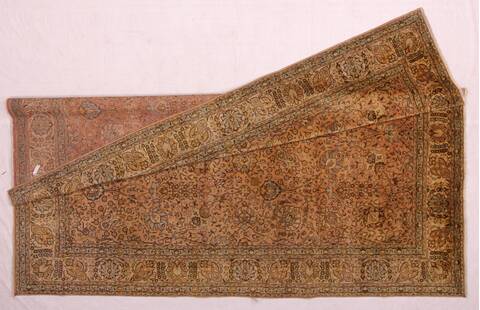 Tabriz Purple Hand Knotted 95 X 130  Area Rug 400-16793 Image 8