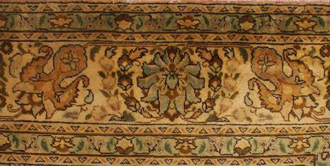 Tabriz Purple Hand Knotted 95 X 130  Area Rug 400-16793 Image 9