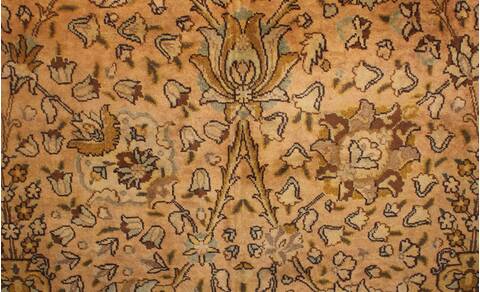 Tabriz Purple Hand Knotted 95 X 130  Area Rug 400-16793 Image 11