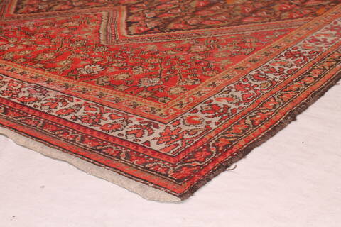 Malayer Red Hand Knotted 71 X 161  Area Rug 400-16794 Image 4