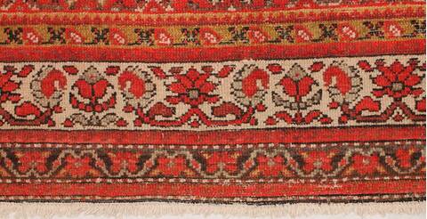 Malayer Red Hand Knotted 71 X 161  Area Rug 400-16794 Image 5