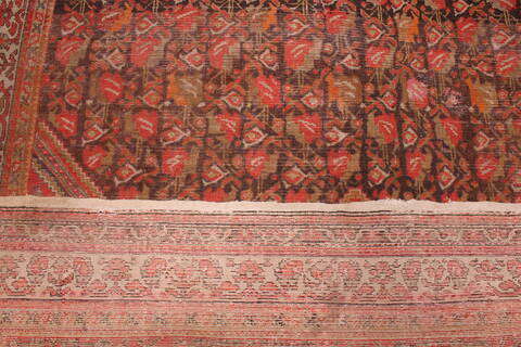 Malayer Red Hand Knotted 71 X 161  Area Rug 400-16794 Image 7
