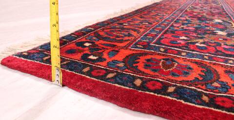 Mashad Red Hand Knotted 90 X 128  Area Rug 400-16805 Image 6