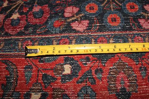 Mashad Red Hand Knotted 90 X 128  Area Rug 400-16805 Image 7