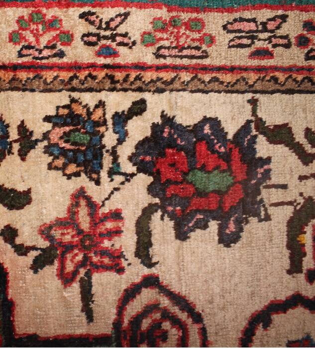 Tabriz Red Hand Knotted 811 X 120  Area Rug 400-16810 Image 12