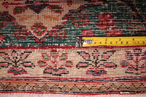 Tabriz Red Hand Knotted 811 X 120  Area Rug 400-16810 Image 15