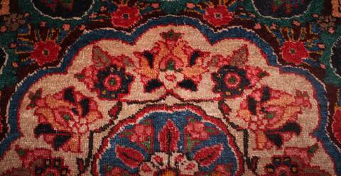 Tabriz Red Hand Knotted 811 X 120  Area Rug 400-16810 Image 4