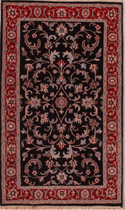 Arak Blue Hand Knotted 30 X 511  Area Rug 400-16823 Image 0