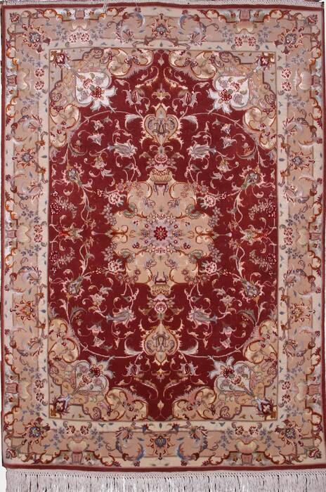 Tabriz Brown Hand Knotted 35 X 410  Area Rug 400-16888 Image 0