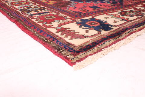 Bakhtiar Multicolor Runner Hand Knotted 51 X 96  Area Rug 400-16892 Image 7