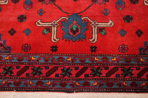 Bakhtiar Red Hand Knotted 46 X 73  Area Rug 400-16913 Image 2