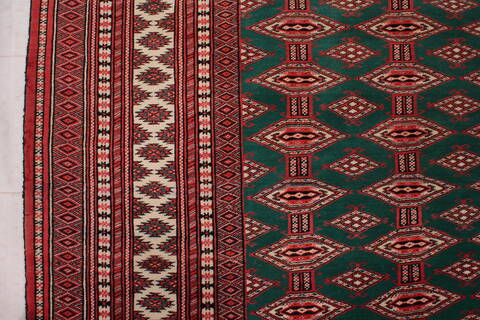 Turkman Red Hand Knotted 46 X 69  Area Rug 400-16916 Image 2