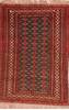 Turkman Red Hand Knotted 46 X 69  Area Rug 400-16916 Thumb 0