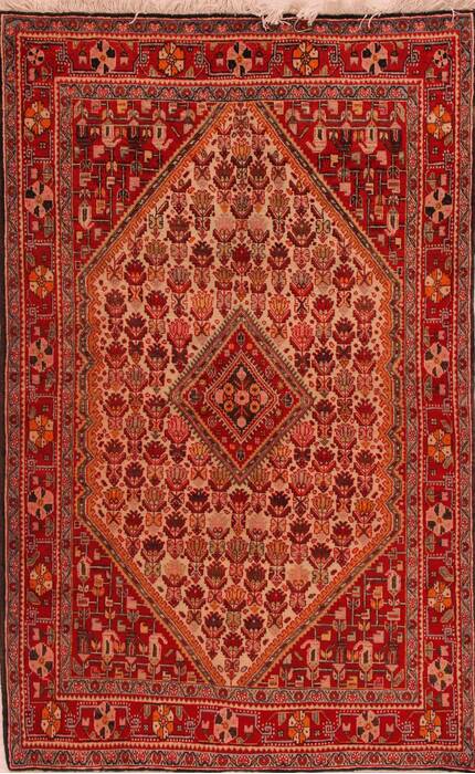 Jozan White Hand Knotted 43 X 70  Area Rug 400-16917 Image 0