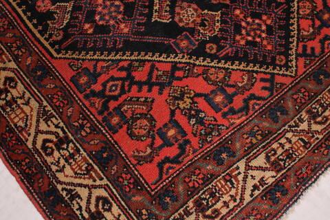 Malayer Blue Hand Knotted 41 X 68  Area Rug 400-16919 Image 1