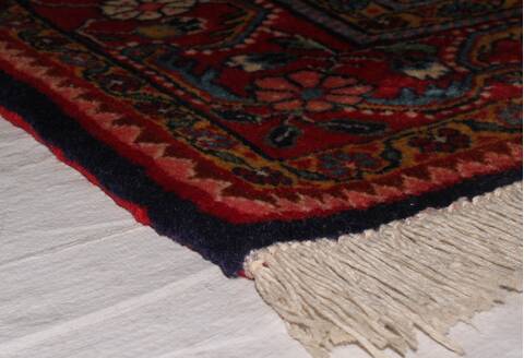 Jozan Red Hand Knotted 45 X 70  Area Rug 400-16920 Image 1