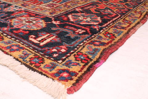 Heriz Red Hand Knotted 611 X 106  Area Rug 400-16931 Image 1