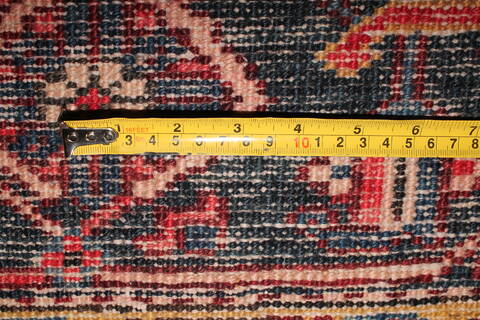 Heriz Red Hand Knotted 611 X 106  Area Rug 400-16931 Image 3