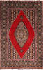 Qum Red Hand Knotted 46 X 69  Area Rug 400-16938 Thumb 0