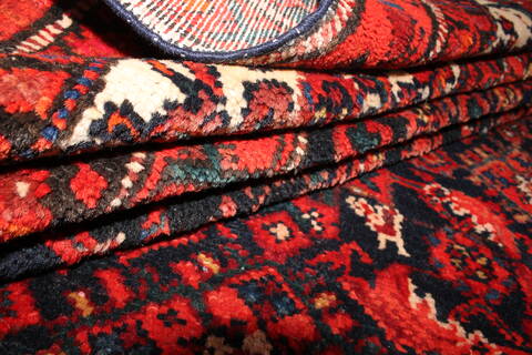 Malayer Red Hand Knotted 59 X 112  Area Rug 400-16939 Image 6