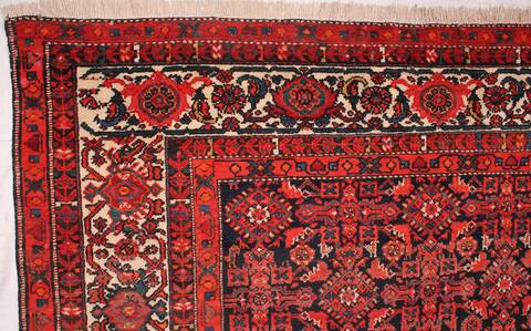 Malayer Red Hand Knotted 59 X 112  Area Rug 400-16939 Image 2