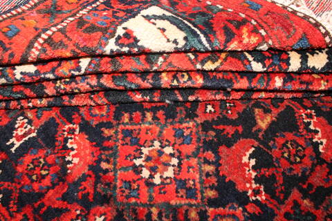 Malayer Red Hand Knotted 59 X 112  Area Rug 400-16939 Image 5