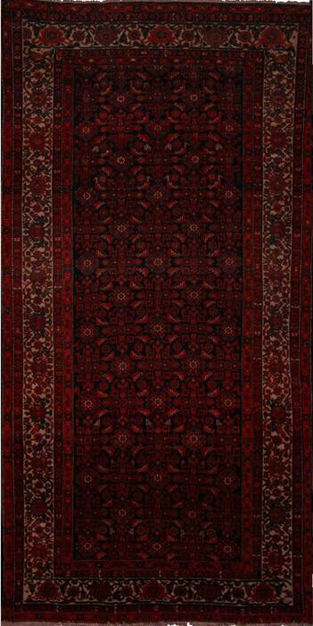 Malayer Red Hand Knotted 59 X 112  Area Rug 400-16939 Image 0