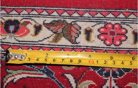 Qum Red Runner Hand Knotted 27 X 64  Area Rug 400-16943 Image 3