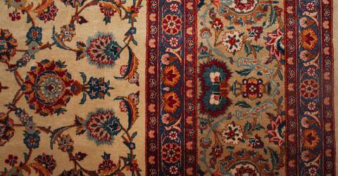 Kashan White Hand Knotted 90 X 1211  Area Rug 400-16954 Image 19