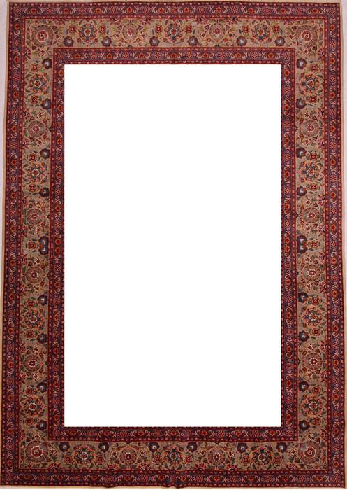 Kashan White Hand Knotted 90 X 1211  Area Rug 400-16954 Image 29