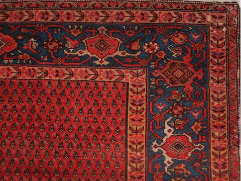Malayer Red Hand Knotted 62 X 141  Area Rug 400-16962 Image 12