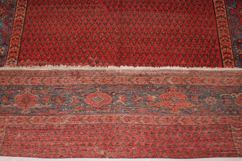 Malayer Red Hand Knotted 62 X 141  Area Rug 400-16962 Image 1