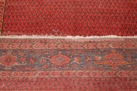 Malayer Red Hand Knotted 62 X 141  Area Rug 400-16962 Image 5