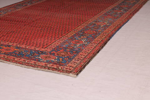 Malayer Red Hand Knotted 62 X 141  Area Rug 400-16962 Image 7