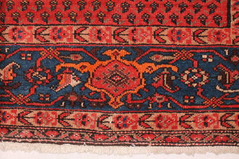 Malayer Red Hand Knotted 62 X 141  Area Rug 400-16962 Image 9