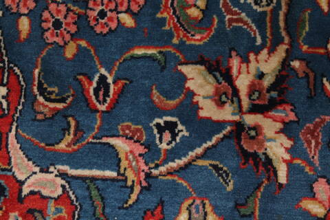 Sarouk Blue Hand Knotted 76 X 125  Area Rug 400-16970 Image 22