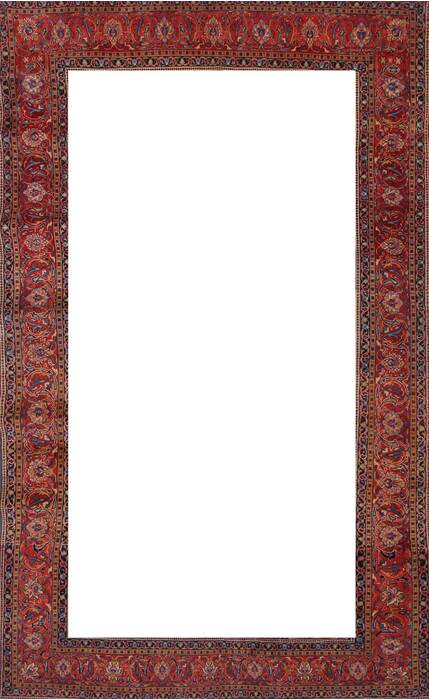 Sarouk Blue Hand Knotted 76 X 125  Area Rug 400-16970 Image 2